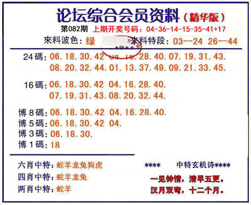 082期综合会员资料[图]